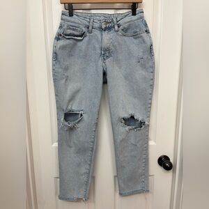 Light Wash Curvy OG Straight Jeans | Old Navy 8